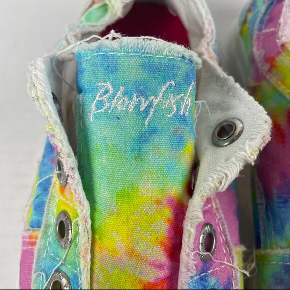 Blowfish Malibu Rainbow Colored Womens Sneaker Shoes Size 6.5. Youth Size 5 - Picture 5 of 7